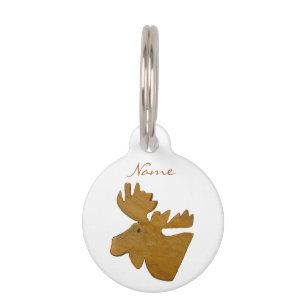 Moose Head Thunder_Cove Pet Tag