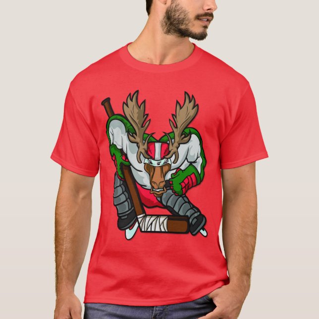Moose Hockey T-Shirt (Front)