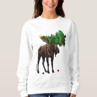 Moose holiday sweatshirt