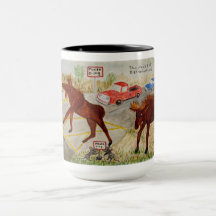 Moose Humour Combo Mug, 15 oz