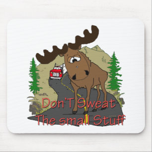 Moose humour mouse mat