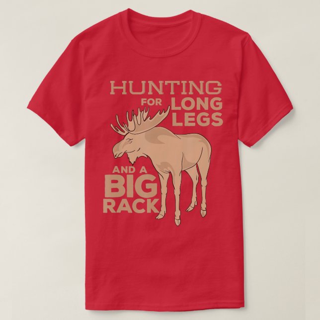Moose Hunting Big Rack Bull Hunter Hunt Season  Gi T-Shirt (Design Front)