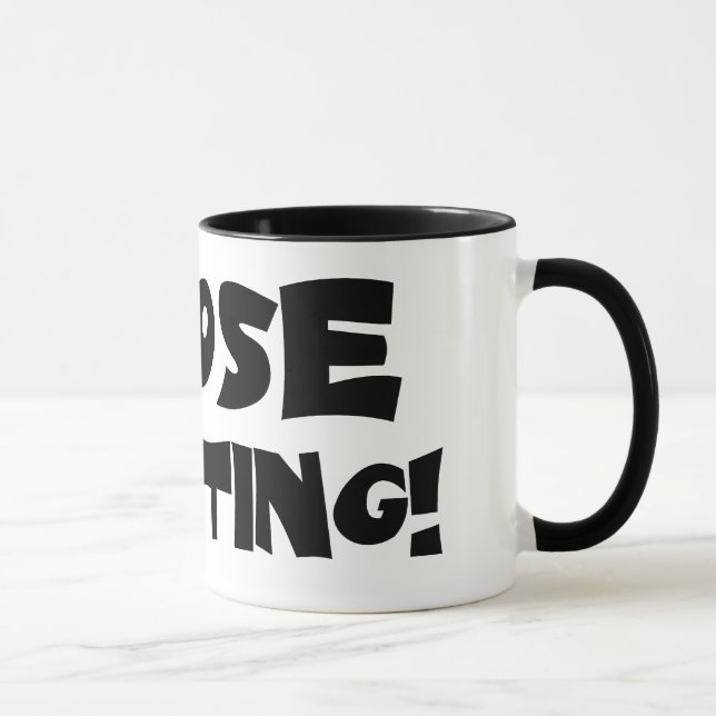 Moose Hunting Mug (Right)