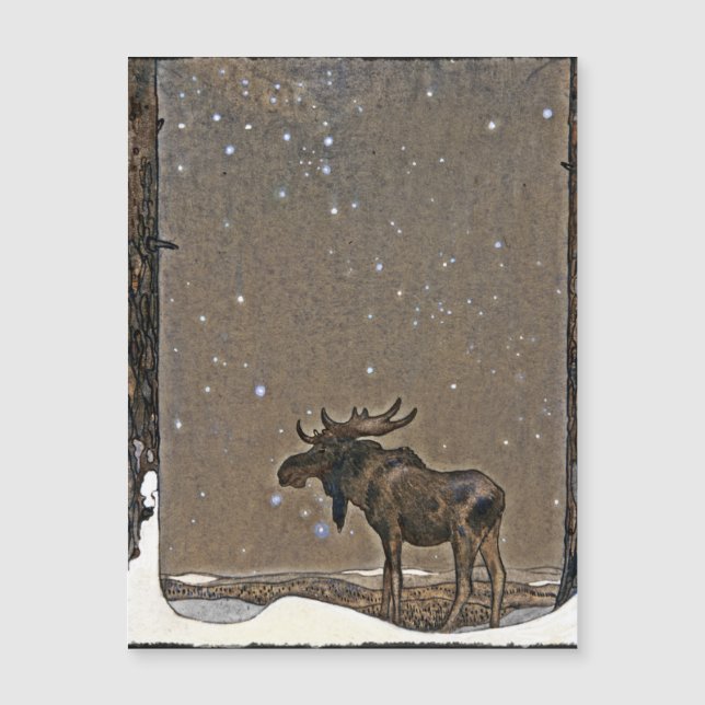Moose in Snow  (Front)