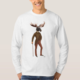 Moose In Suit Full 2 T-Shirt
