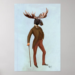 Moose In Suit Full Poster