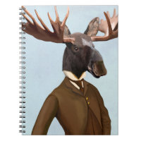 Moose In Suit Portrait