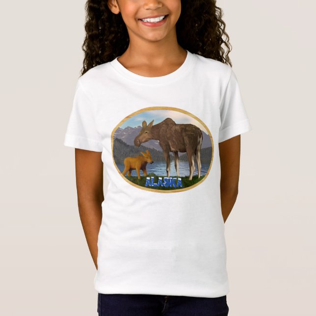 Moose in the Meadow T-Shirt (Front)
