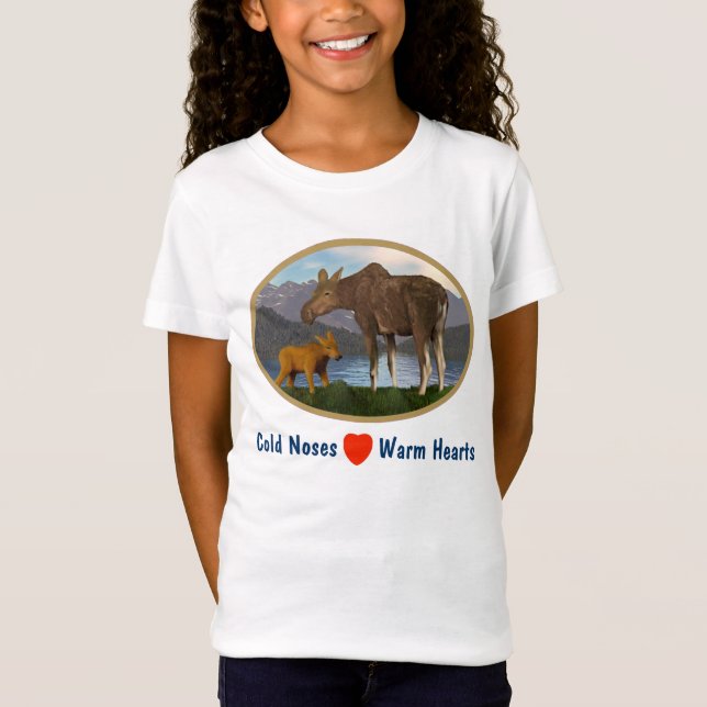 Moose in the Meadow T-Shirt (Front)