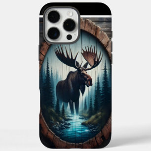 Moose In The Mist iPhone 16 Pro Max Case