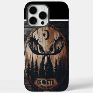 Moose In The Moonlight iPhone 16 Pro Max Case