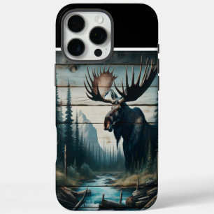 Moose In The Mountains iPhone 16 Pro Max Case