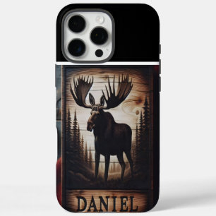 Moose In The Woods iPhone 16 Pro Max Case