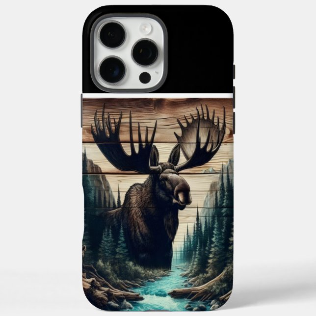 Moose In The Woods  Case-Mate iPhone Case (Back)