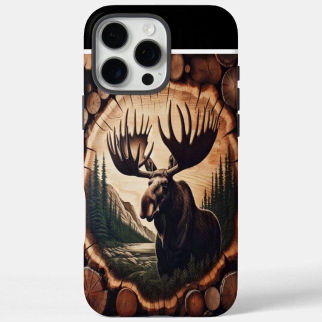 Moose In The Woods Case-Mate iPhone Case (Back)