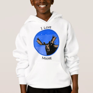 Moose in Winter  - Original Wildlife Art