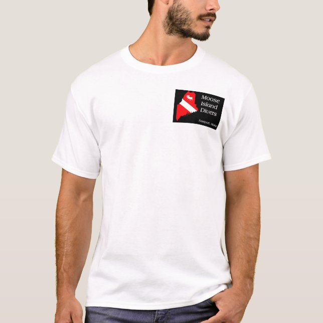 Moose Island Divers - Eastport, Maine T-Shirt (Front)