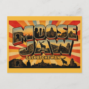 Moose Jaw Saskatchewan Tunnel City Postcard