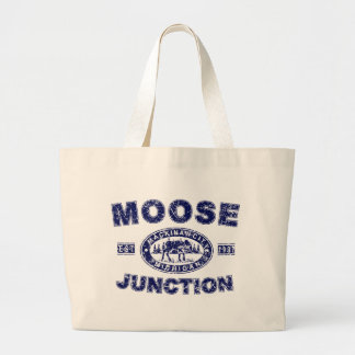 Moose-Junction-Distressed-[ Large Tote Bag