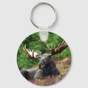 Moose Key Ring
