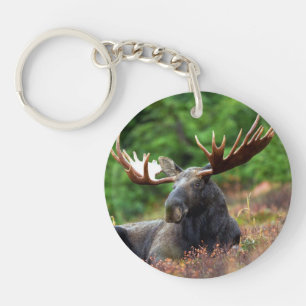 Moose Key Ring