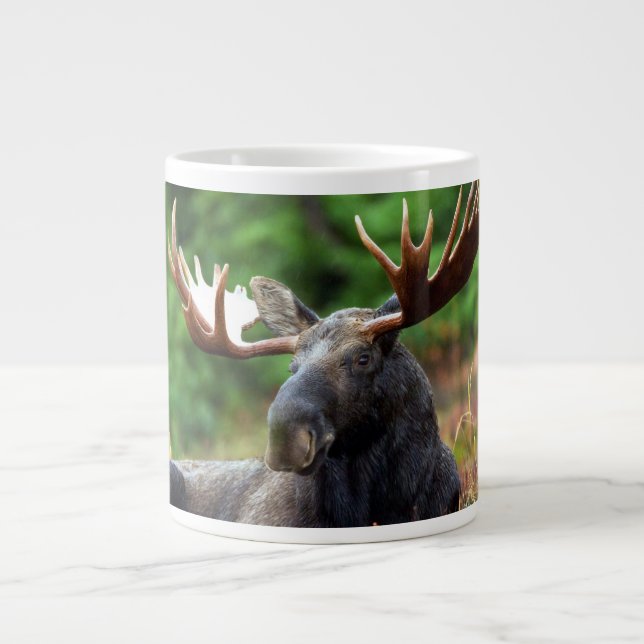 Moose Large Coffee Mug (Front)