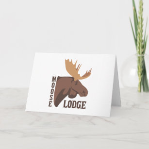 Moose Lodge Card