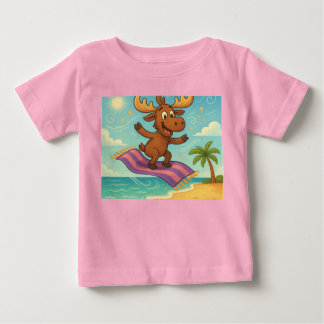 Moose & Magic Beach Towel – Dreamy Adventure Kids Baby T-Shirt