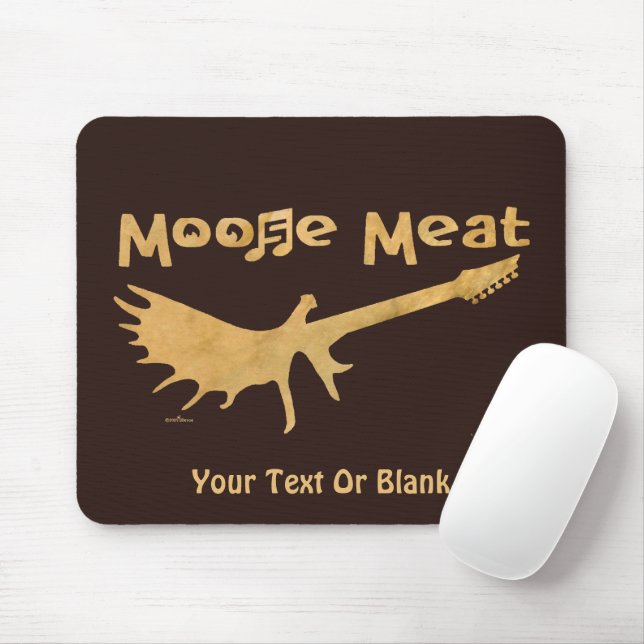 Moose Meat Rock Band Mouse Mat (With Mouse)