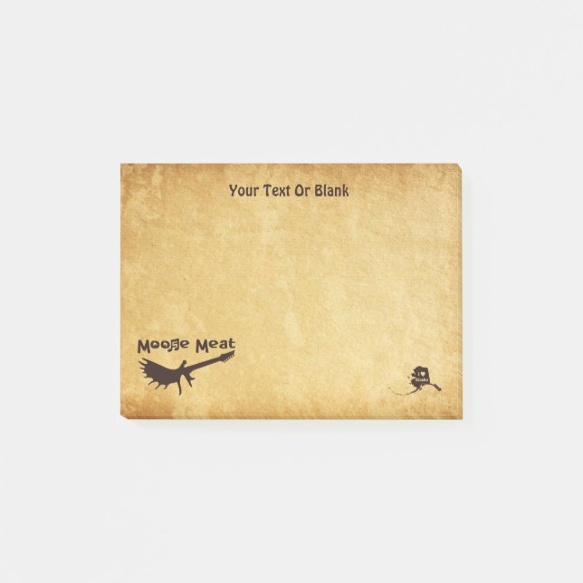 Moose Meat Rock Band Post-it Notes (Front)