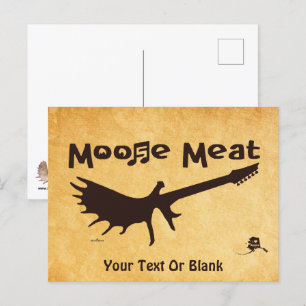 Moose Meat Rock Band Postcard