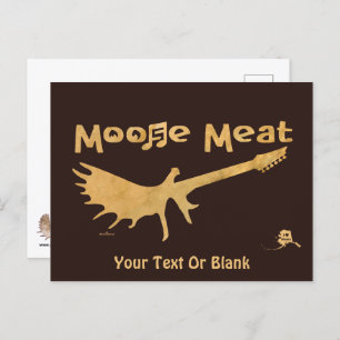 Moose Meat Rock Band Postcard
