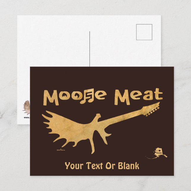 Moose Meat Rock Band Postcard (Front/Back)