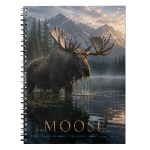Moose Mountain Lake ANIMALS Notebook