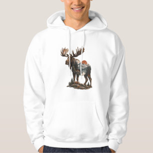Moose Mountain Wilderness Landscape Hoodie