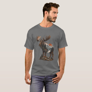 Moose Mountain Wilderness Landscape T-Shirt