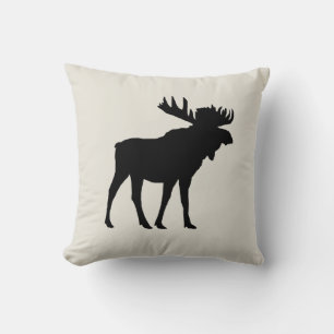 Moose Mountain Wilderness Throw Pillow