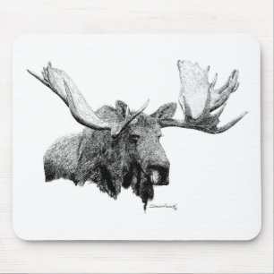 Moose Mouse Mat