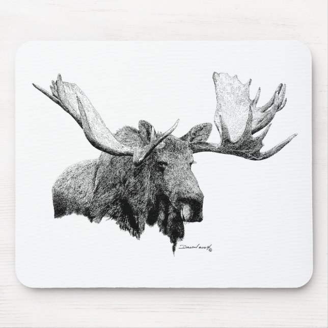 Moose Mouse Mat (Front)