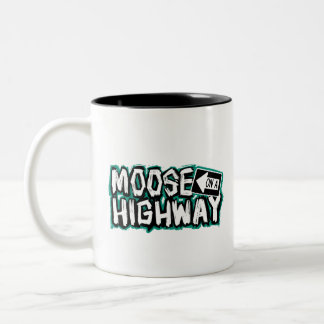 Moose on a Highway Mug
