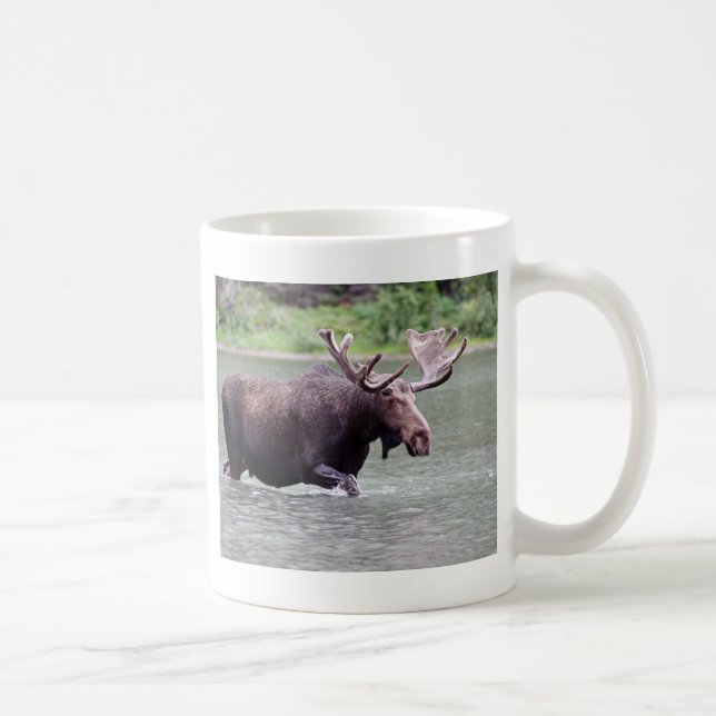 Moose on a Mission Coffee Mug (Right)