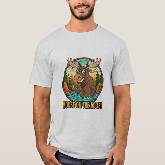 Moose on the Loose T-Shirt (Front)