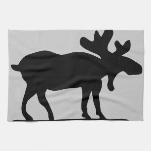Moose on the Loose Tea Towel