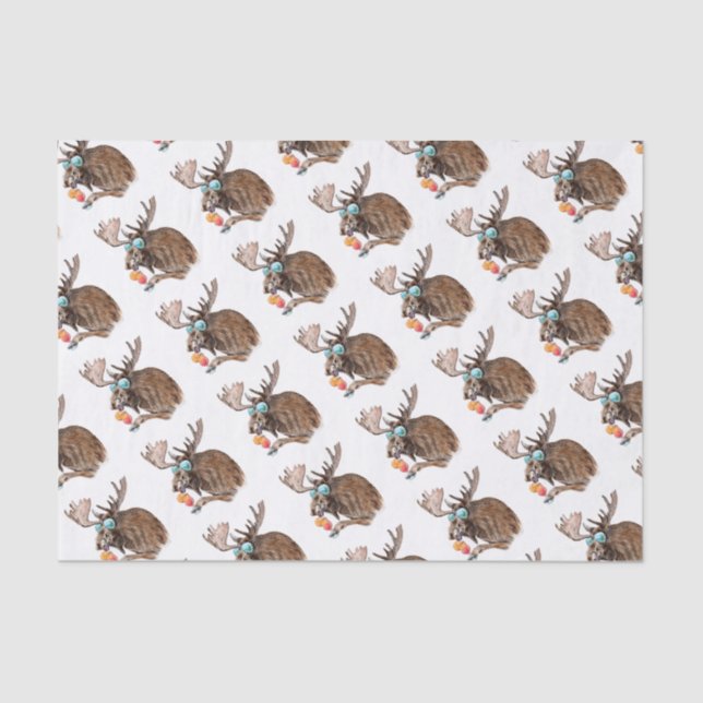 Moose on Vacation Tissue Paper (Front)