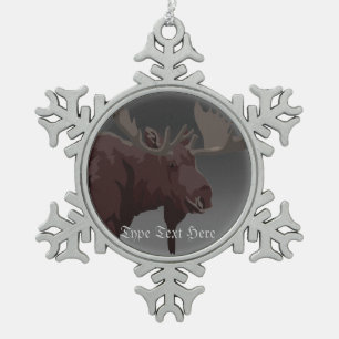 Moose Ornaments Moose Art Christmas Decorations