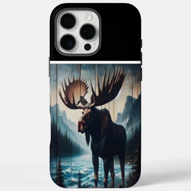 Moose Painting Case-Mate iPhone Case (Back)