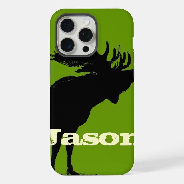 Moose Personalised iPhone Case (Back)