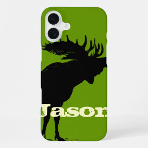 Moose Personalised iPhone 16 Plus Case
