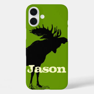 Moose Personalised iPhone iPhone 16 Plus Case