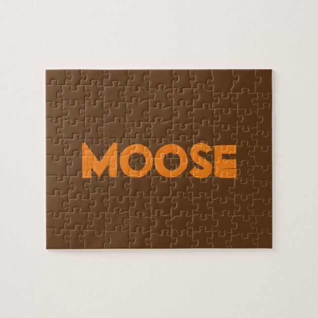 Moose Photo Puzzle (Horizontal)